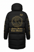 Black Gotta Make This Money Puffer Jacket