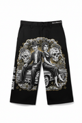 Black Ride or Die Chicano Masterpiece Shorts