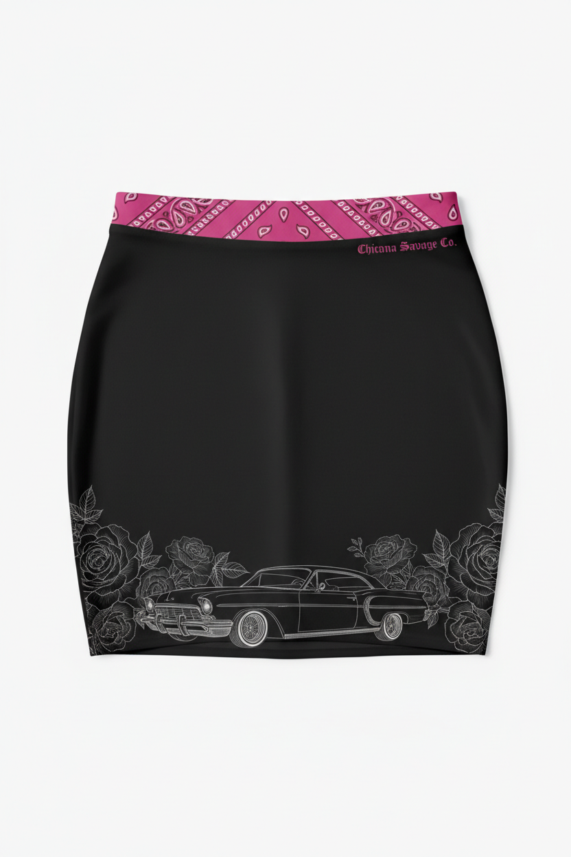 Chicana Bad Girl Mini Skirt