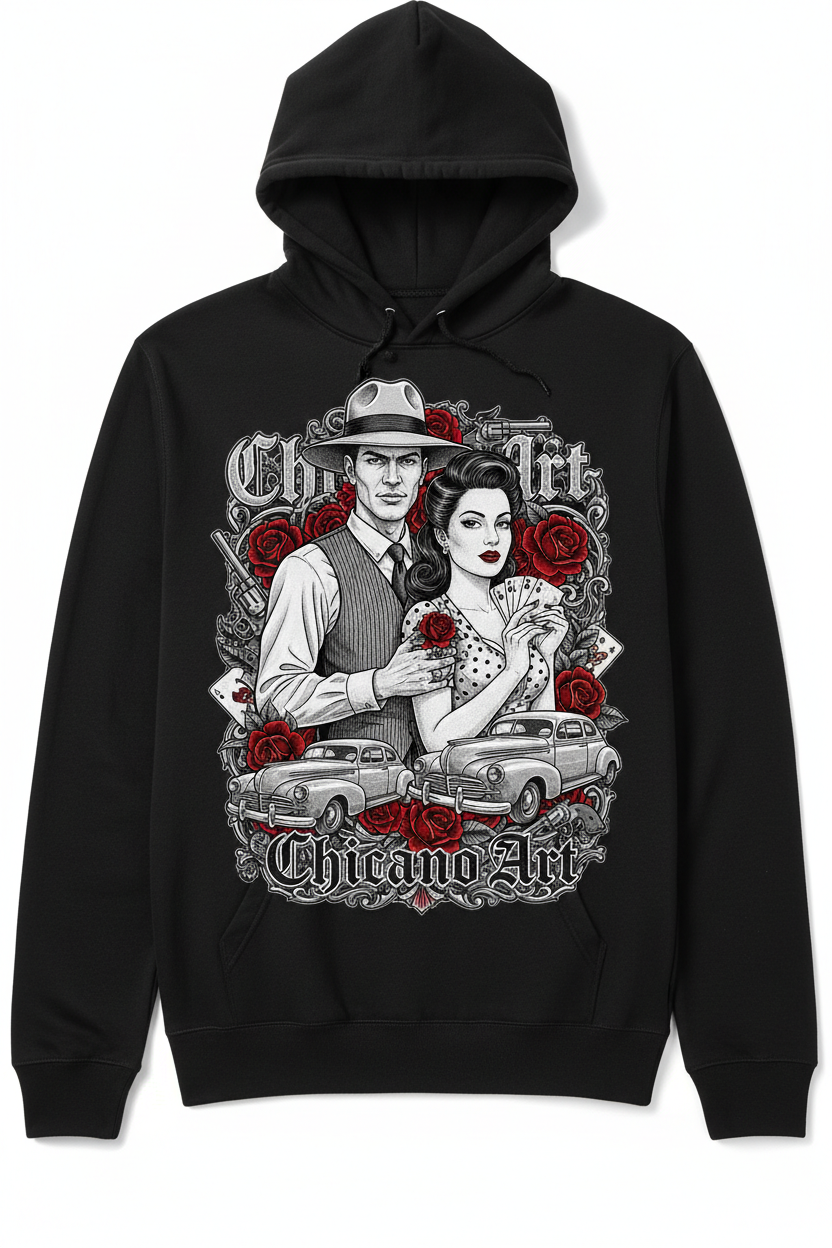 Chicano Bonnie & Clyde Hoodie