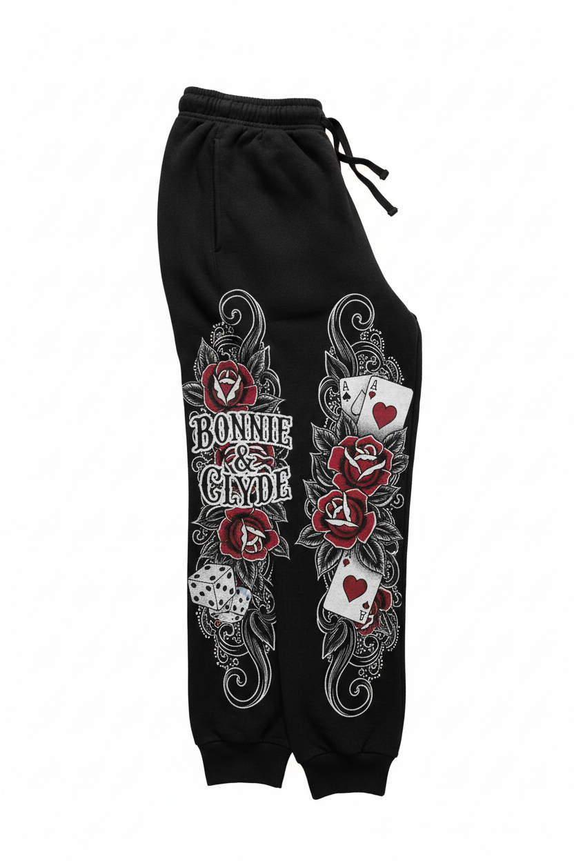Chicano Bonnie & Clyde Sweatpants