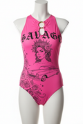 Hot Pink Savage One Piece Swimsuit