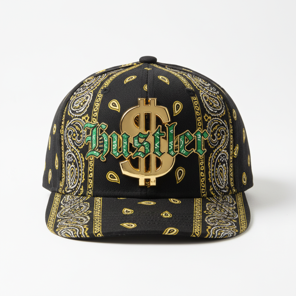 Hustler Hat - Yellow Bandana