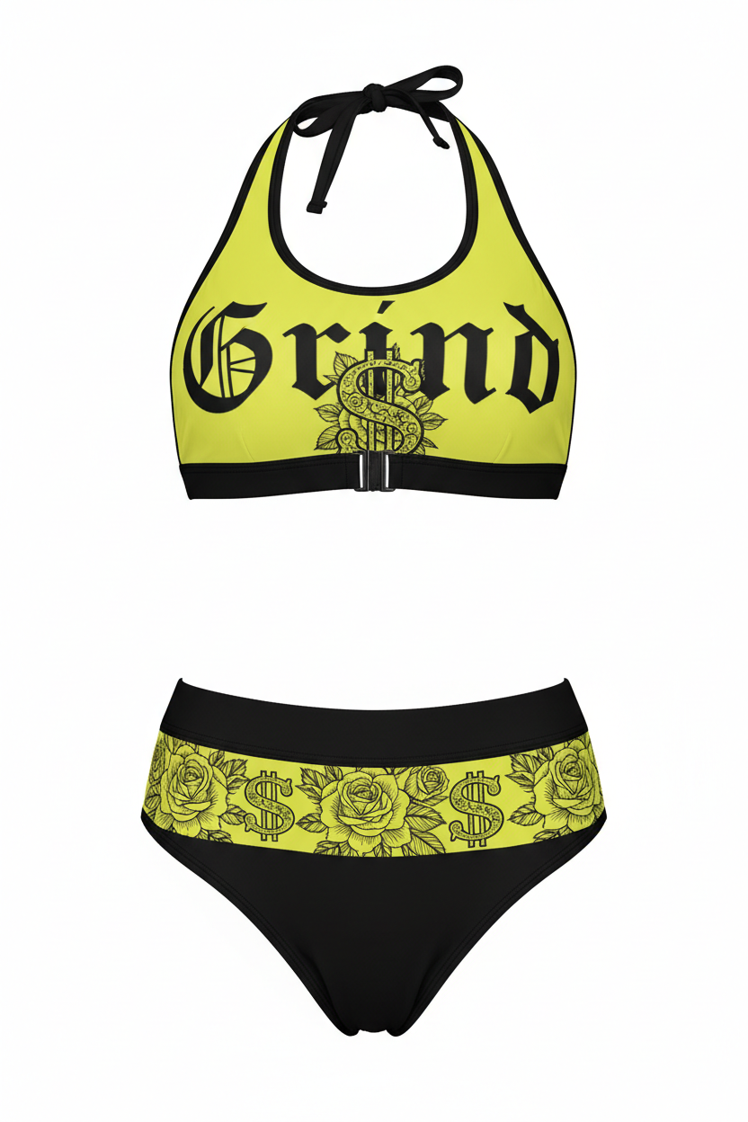 Lime Yellow Grind Chicana Bikini