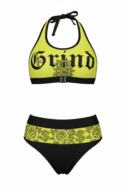 Lime Yellow Grind Chicana Bikini