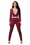 Red Ride or Die One-Piece Pants Jumpsuit