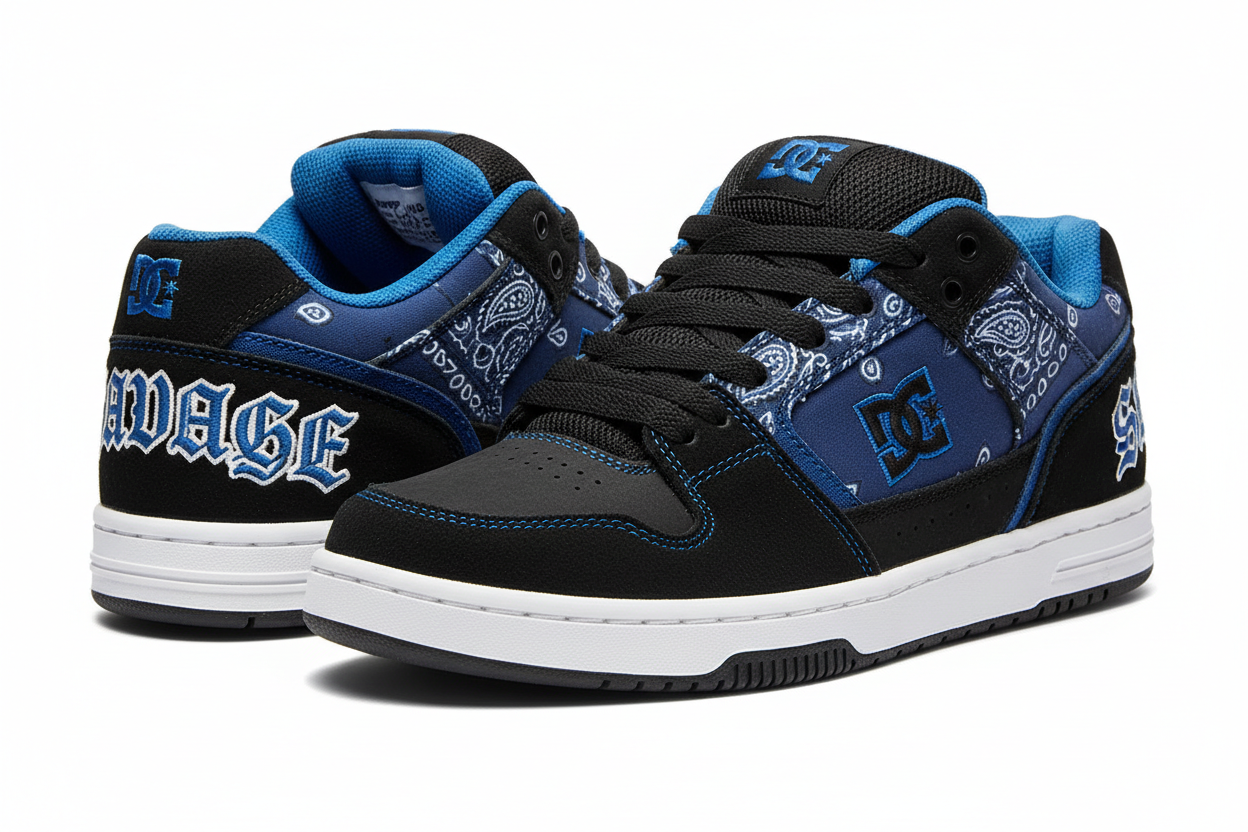 Savage DC Shoes - Blue Bandana