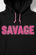 Savage Pink Bandana Hoodie