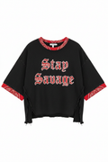 Stay Savage Women's Shirt - Red Bandana